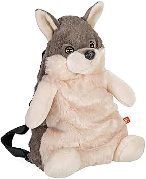 Amazon.co.jp: WILD REPUBLIC ぬいぐるみ バックパック オオカミ