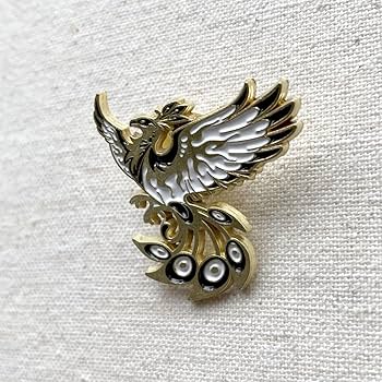 センチュリー鳳凰デザイン ピンバッジ 平等院鳳凰堂 鳳凰 ピンバッジ - メルカリ