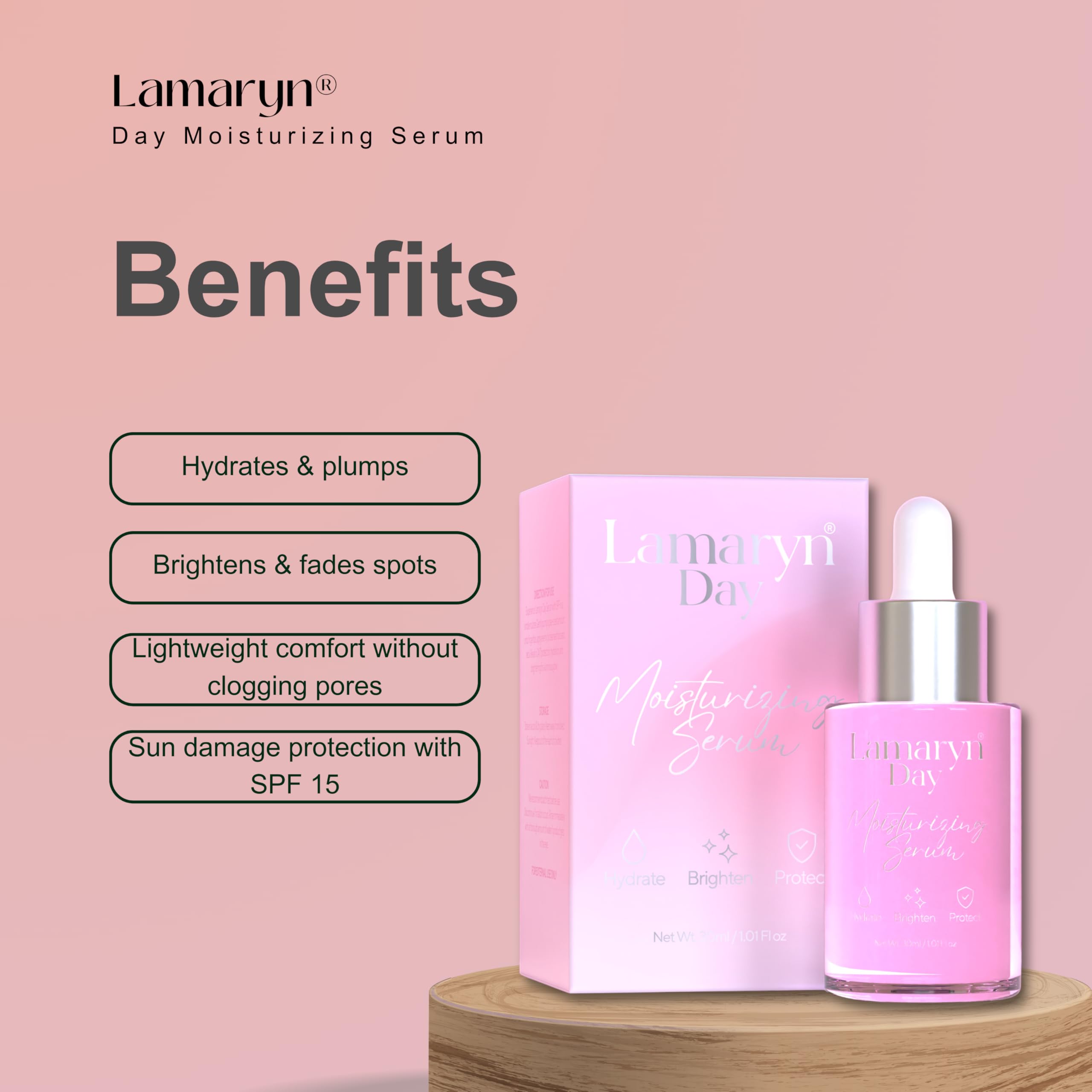 Lamaryn Day Moisturizer Serum | Lightweight Hydration