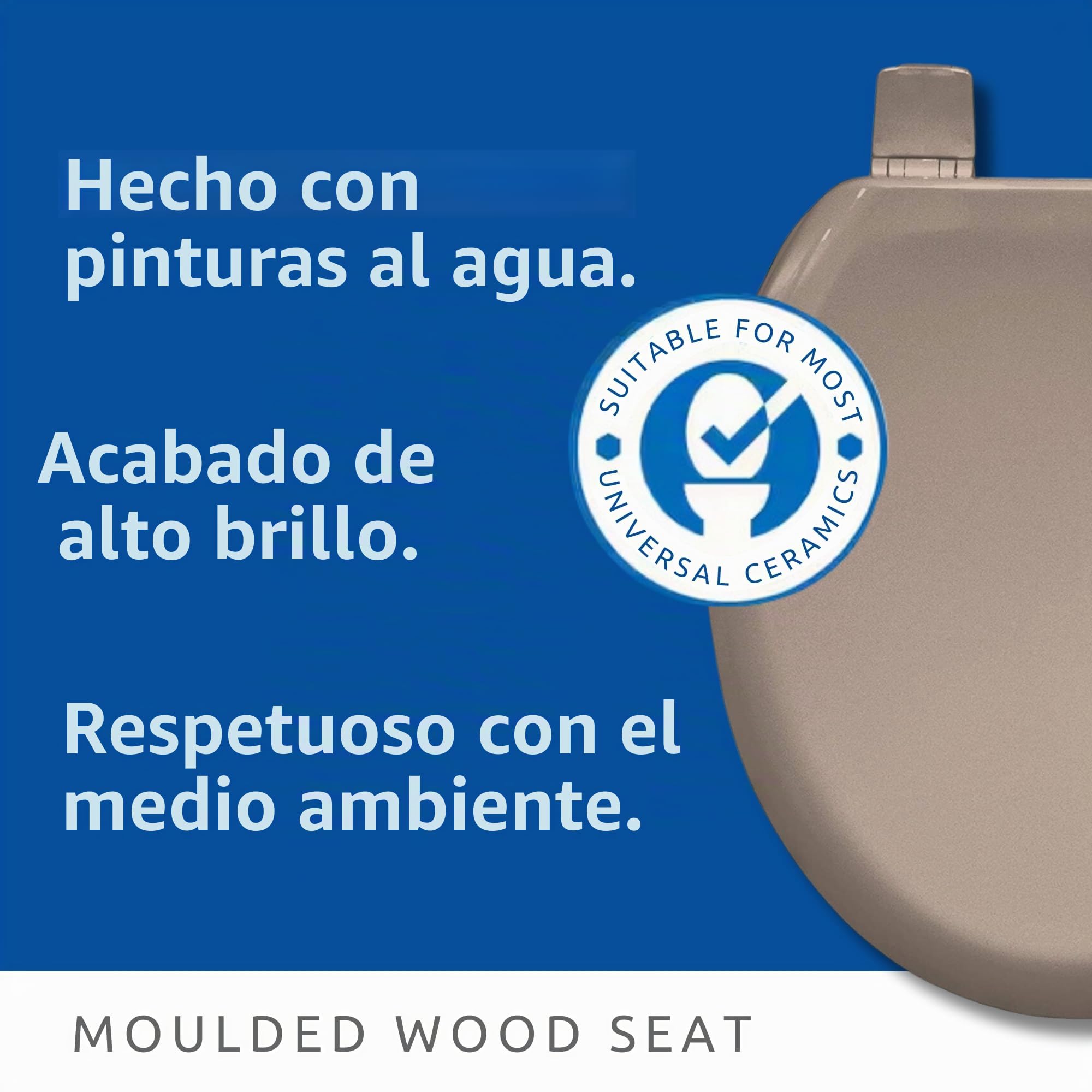 Bemis 5000ZAR766 Chicago - Asiento para inodoro, color crema