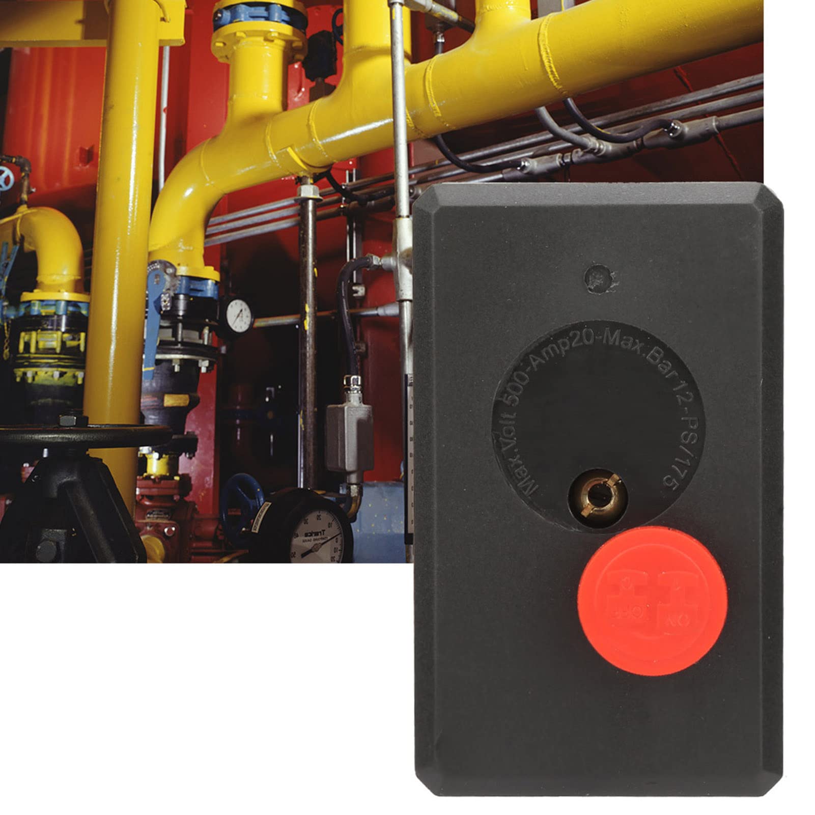 Interruttore di controllo pressostato trifase 380 V 20 A per compressore d'aria 75-175 psi