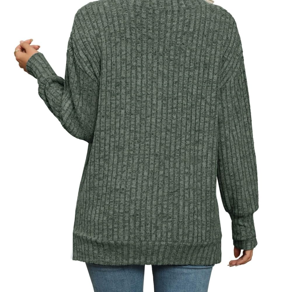 Camisetas de otoño para mujer, ligeras, de manga larga, cuello en V, camisas para mujer, ropa informal de otoño