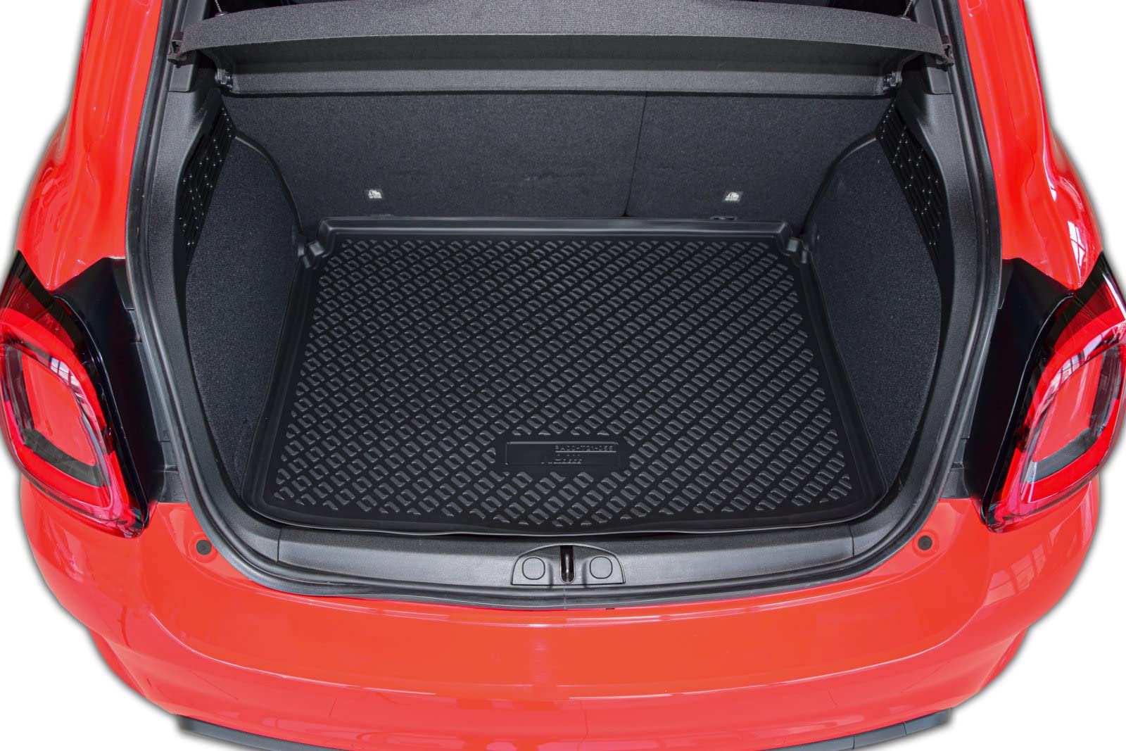 Norm Liners Vasca Bagagliaio su Misura per Fiat 500X 2014-2024, Proteggi Baule con Bordo Alto 4 cm, Antiscivolo, Inodore, TPE Gomma