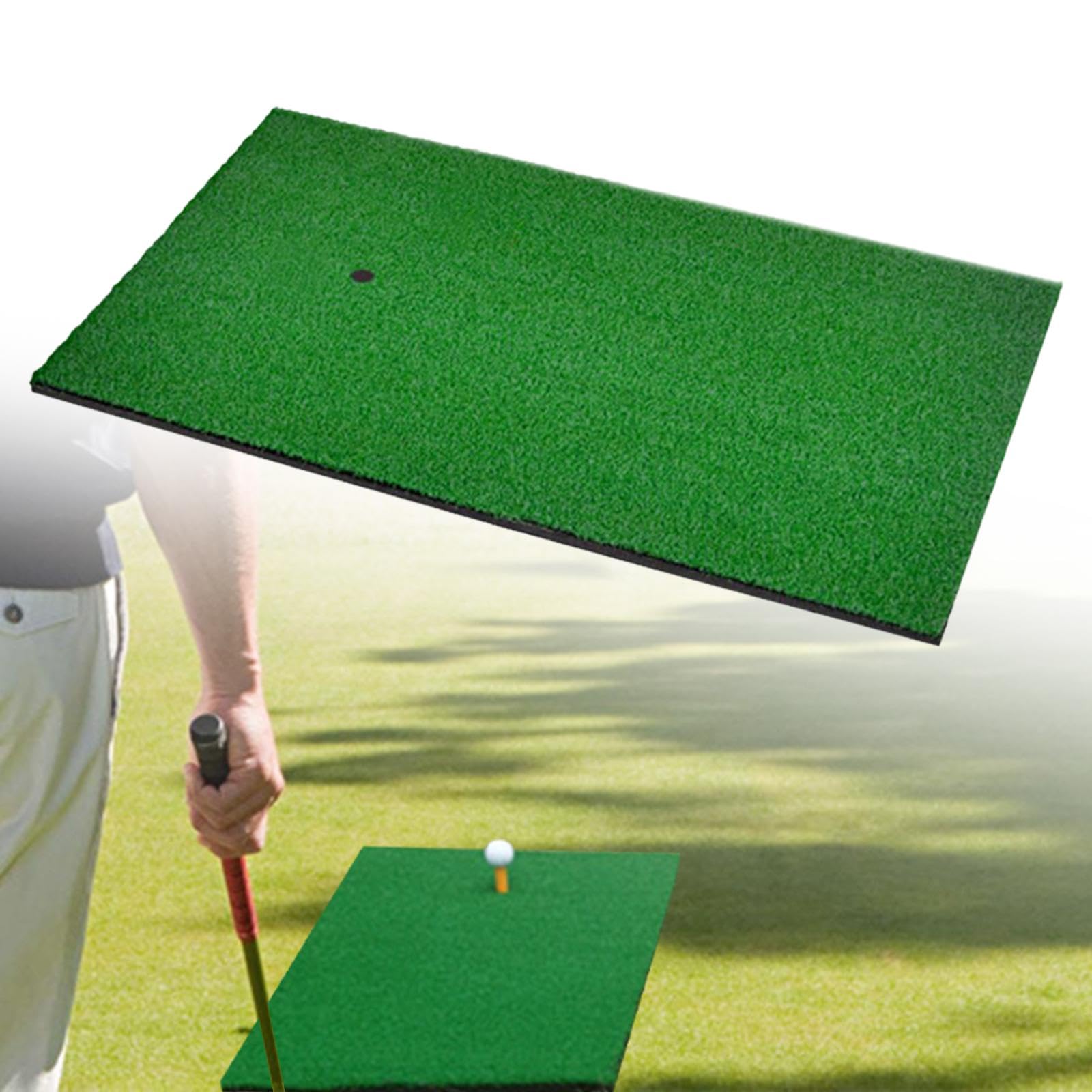 Colcolo Tapis de Jeu de Golf, Tapis de Chipping, Frappe de Golf, pour Améliorer Les Compétences, Aide à L'entraînement sur Gazon, Pratique pour Adultes, d'exercice de Golf Intérieur et Extérieur