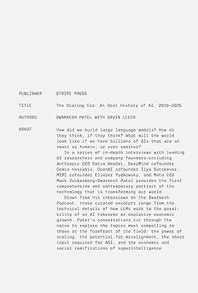 The Scaling Era: An Oral History of AI, 2019–2025-Wow! eBook