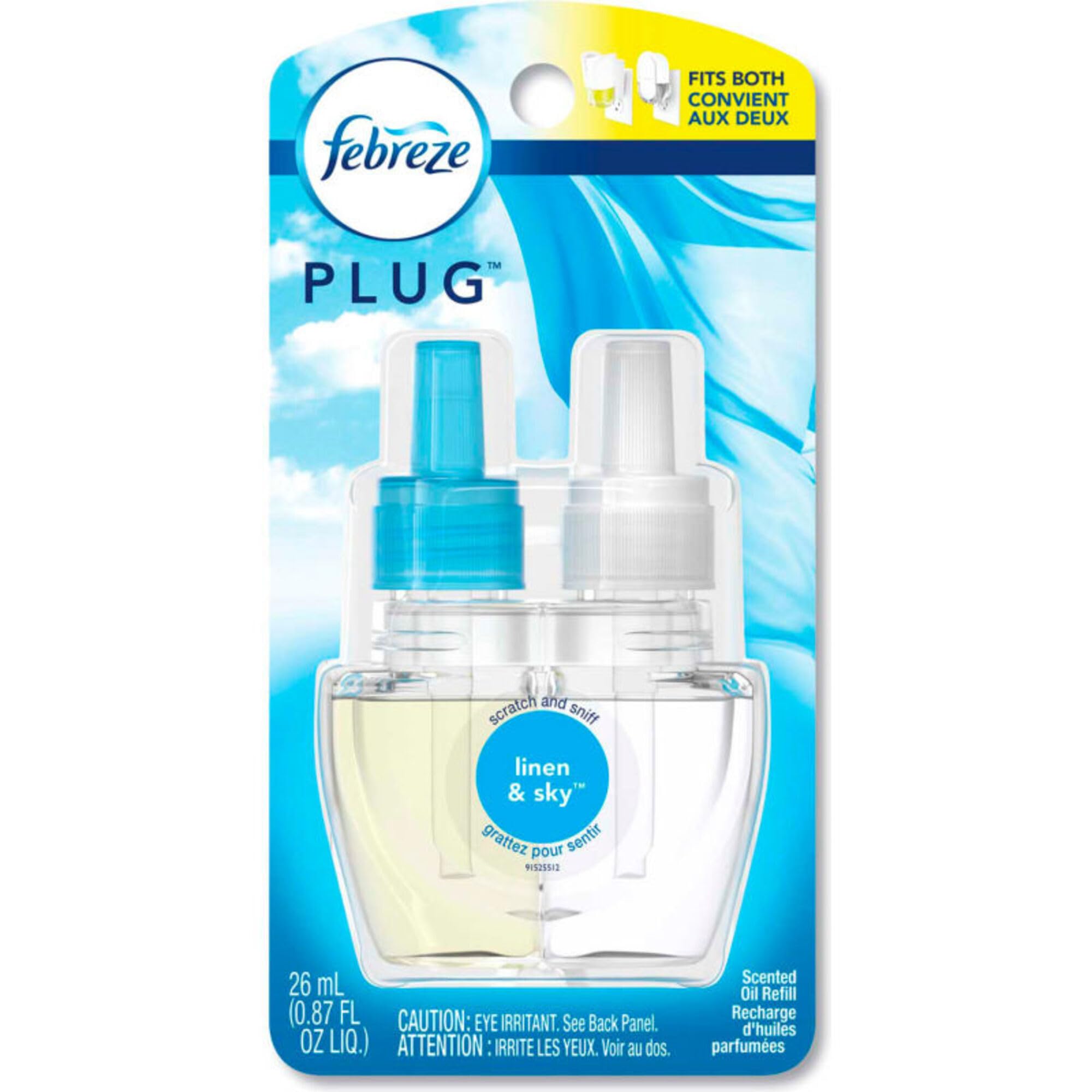 Febreze Plug Linen/Sky Oil Refill