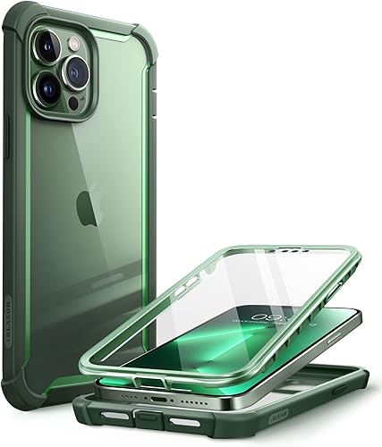 Miniatura 10 de i-Blason Ares - Funda para iPhone 13 Pro Max de 6.7 pulgadas protector de pantalla integrado protección de grado militar Funda transparente de