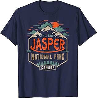 Jasper National Park, Alberta, Canada Exploration Travel T-Shirt