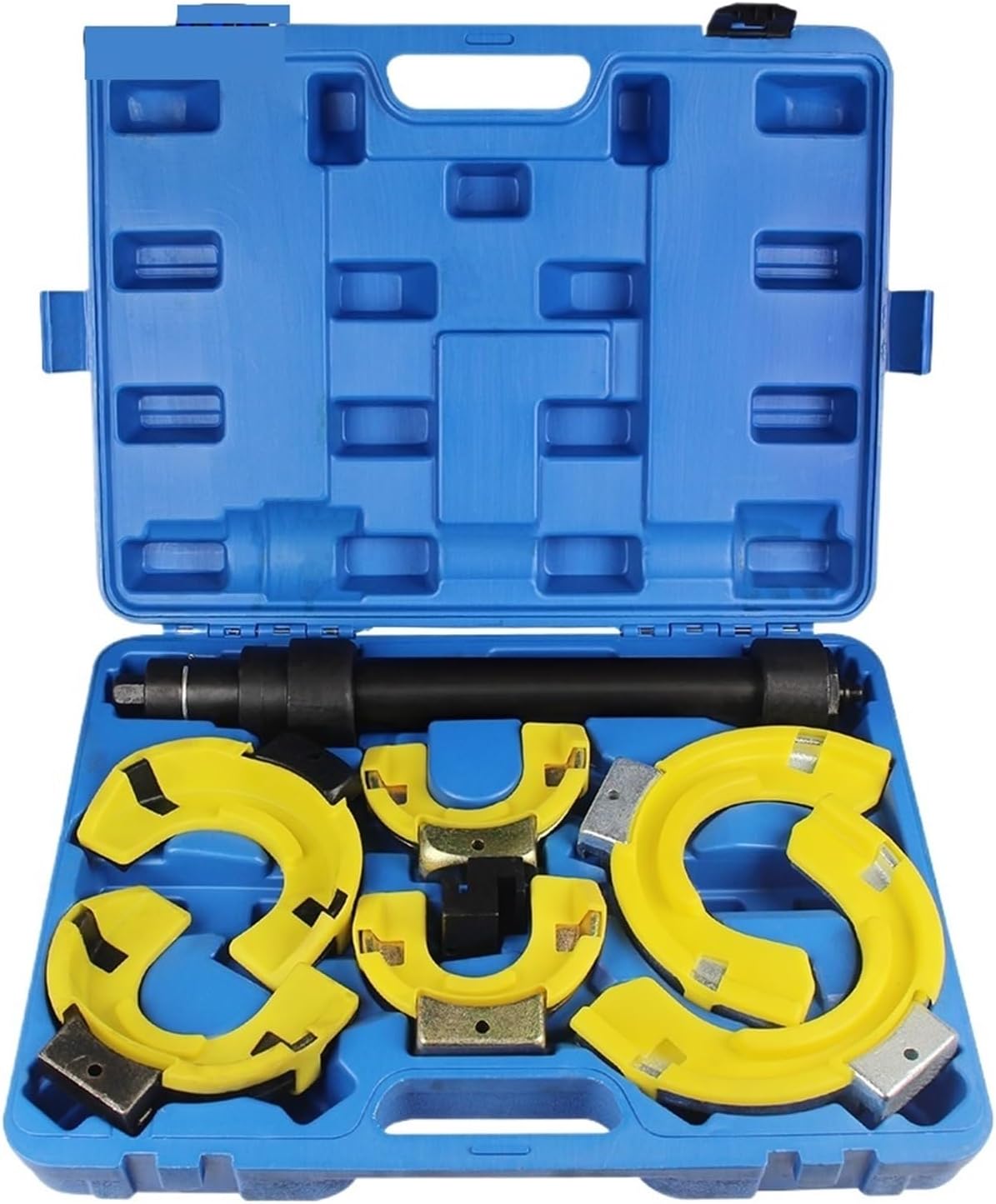 Universal Shock Absorber Spring Compressor Kit Interchangable Fork Strut Coil Spring Compressor Extractor Auto Tool