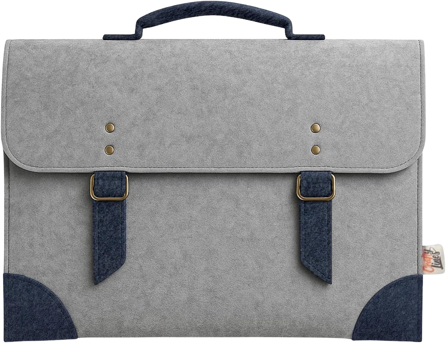 Eco-Friendly Laptop Bag – Messenger Bag – RECYCLED FROM 20 PLASTIC BOTTLES – Computer Briefcase with Handle – Laptop Sleeve Case – Fits 15.6-Inch Laptops – Office & Travel Bag