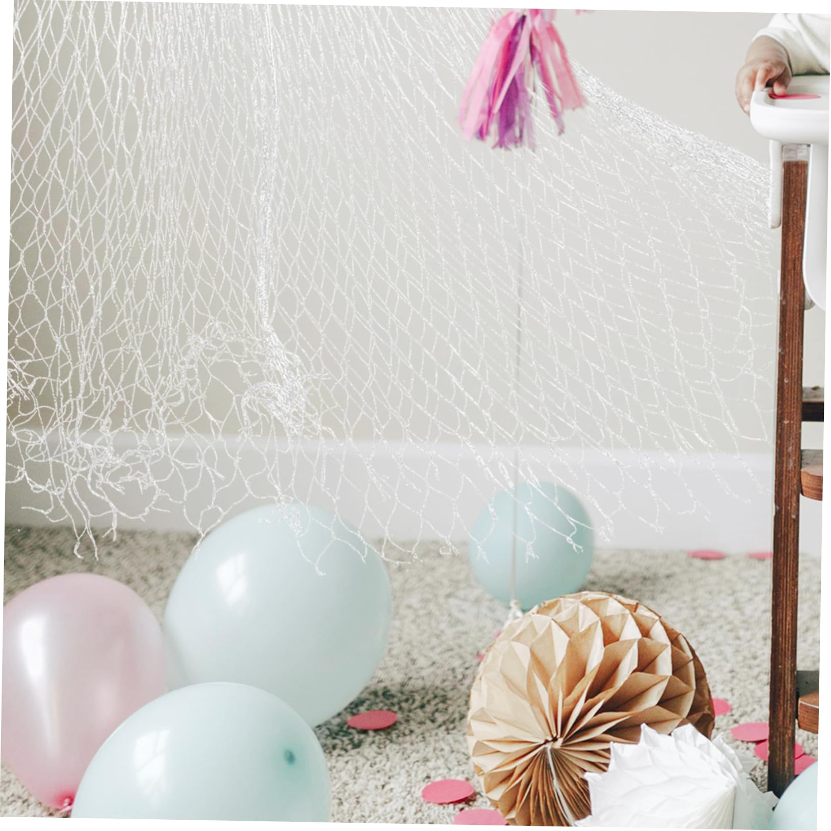 Kunststoff Ballonfangnetz 500 Weiß Stück für Ballonfreigabe