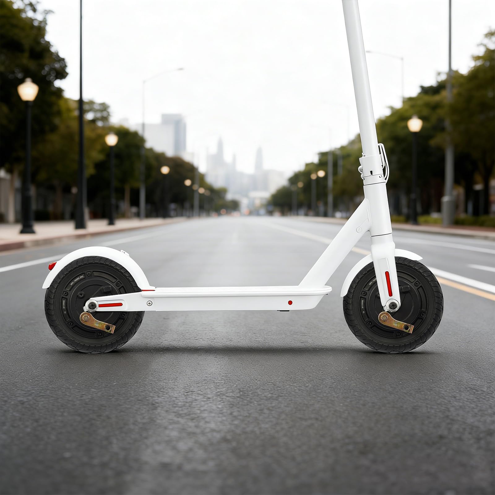 2x Kit de conversión de motor de rueda de 350W de 8 pulgadas | Con controlador de 3 velocidades y marcha atrás | Para patinete eléctrico, monopatín, silla de ruedas | Accionamiento eléctrico DIY para