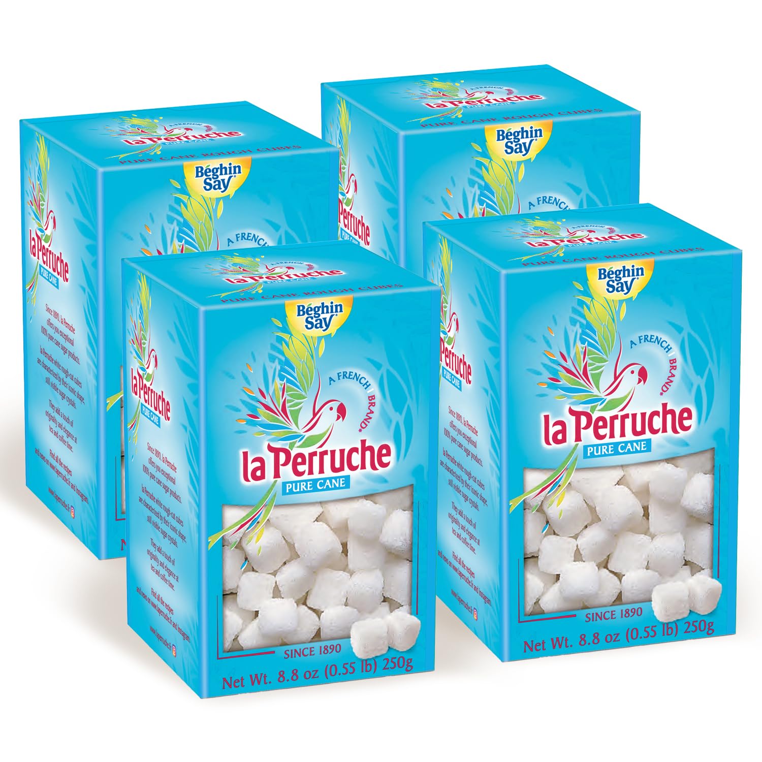 Amazon.com: La Perruche Pure Cane White Sugar Cubes (250g/8.8oz