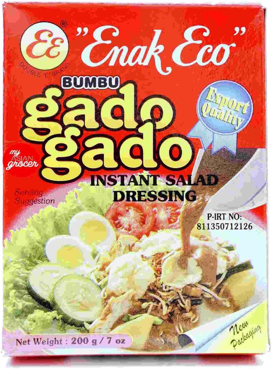 Enak Eco Bumbu Gado-Gado instant salad dressing 4 Pack x ea 200gr