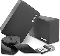 Vista 9 de Tumaz Non-Slip Yoga Blocks 2-Pack - High Density/Lightweight EVA Foam & Natural Cork for Stability, Premium Set with E-Book Included