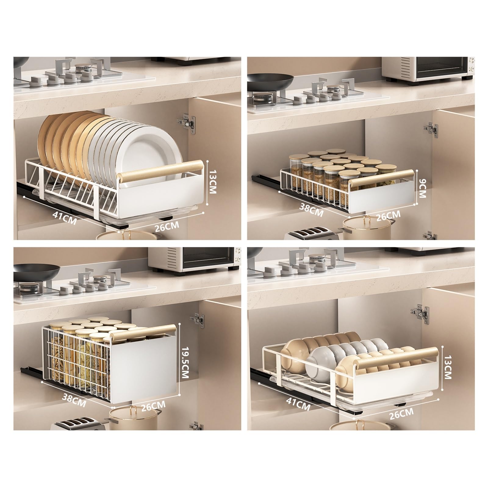 Slide Out File Rack Pull Out Drawer Kitstorack Pull Out Cabinet Organizer Slide Shelf - No ...