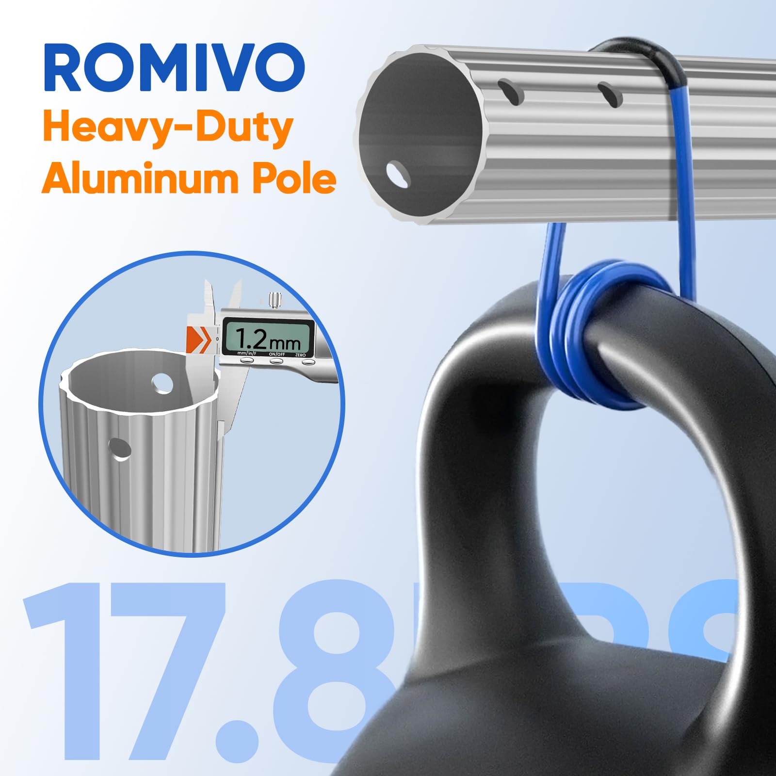 Asta Telescopica per Piscina Alluminio 1,4-4,58 m – Manico in Alluminio a 3 Sezioni, Estensibile per Skimmer, Spazzola e Pulizia del Fondo, Robusta e Leggera per Piscine e Stagni
