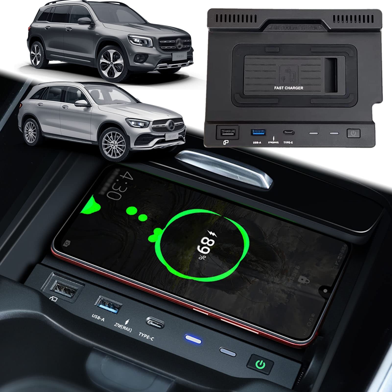 Amazon.co.jp: メルセデスベンツ用ワイヤレス車載充電器（2020 2021