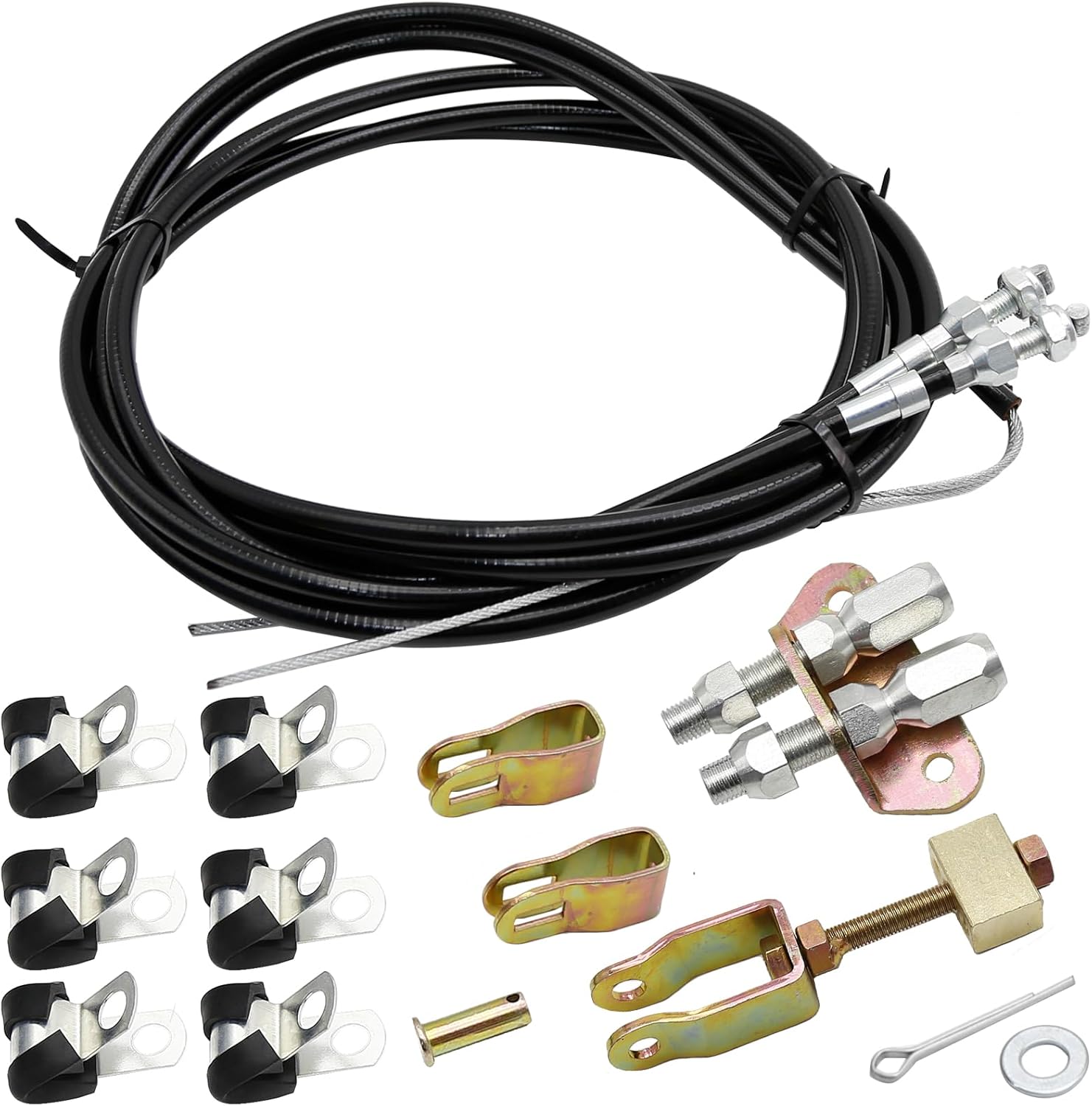Vkinman Universal Parking Brake Cable Complete Kit 3309371