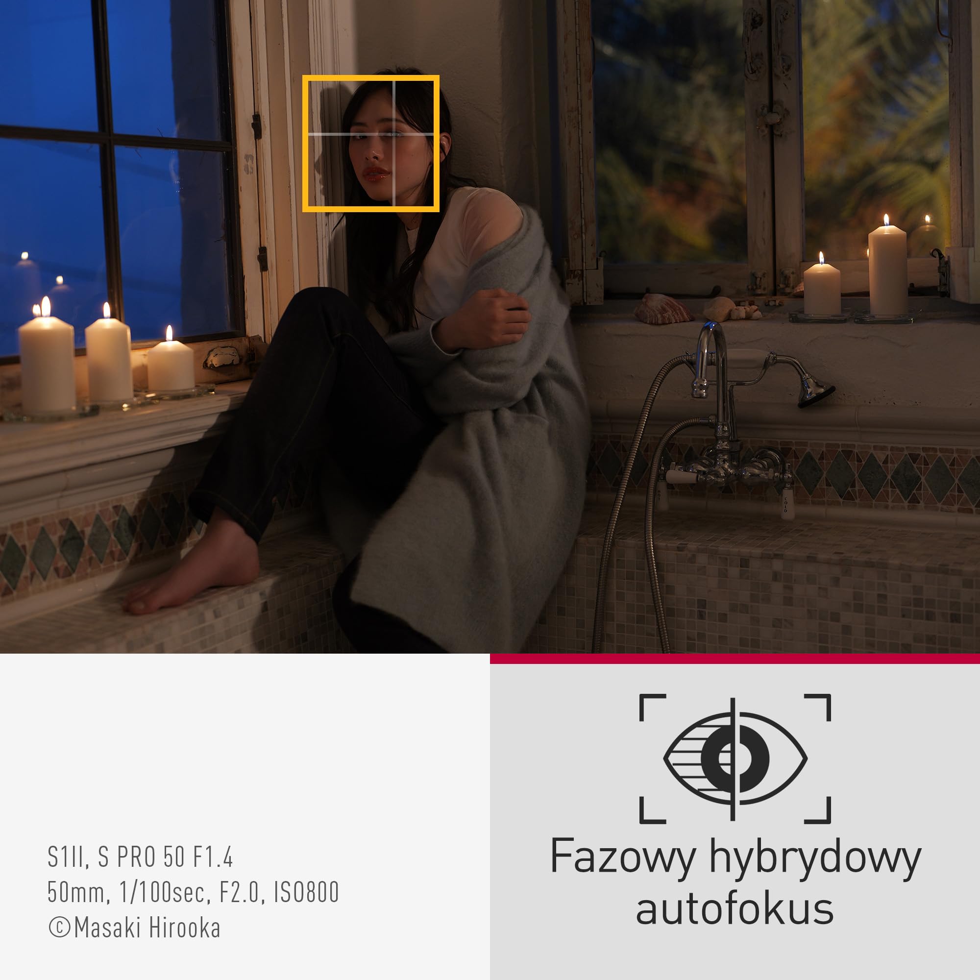 Panasonic LUMIX DC-S1M2E | Pełnoklatkowy aparat bezlusterkowy, 24MP, 4K 120p, 5.1K 60p Open Gate, ProRes RAW, fazowy Hybrydowy AF, L-Mount, sam korpus, czarny