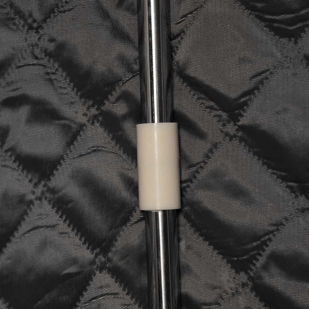 Sauna à Vapeur Portable Pliable pour Une Personne avec Télécommande, Noir