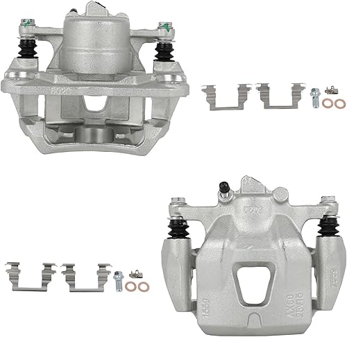 Miniatura 18 de SCITOO Pinza de freno delantera derecha (lado del pasajero) con soporte 19B1975 compatible con Lexus ES300 1999-2001, para Toyota Avalon 1998-2004