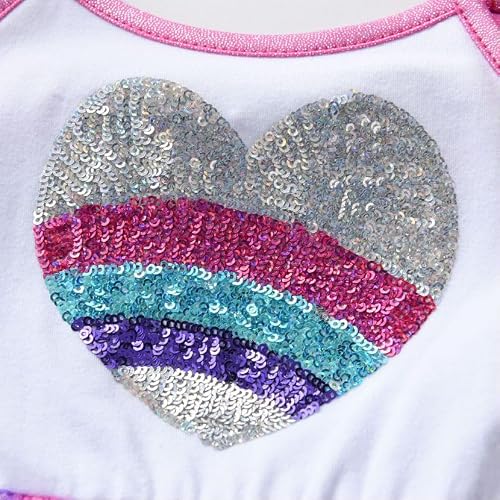 Vikita Toddler Girls Dresses Sparkling Short Sleeve Girl Dress For Kids Sh4861, 5T #TOP4