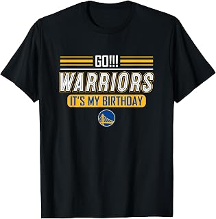 NBA Birthday Go Golden State Warriors Logo T-Shirt