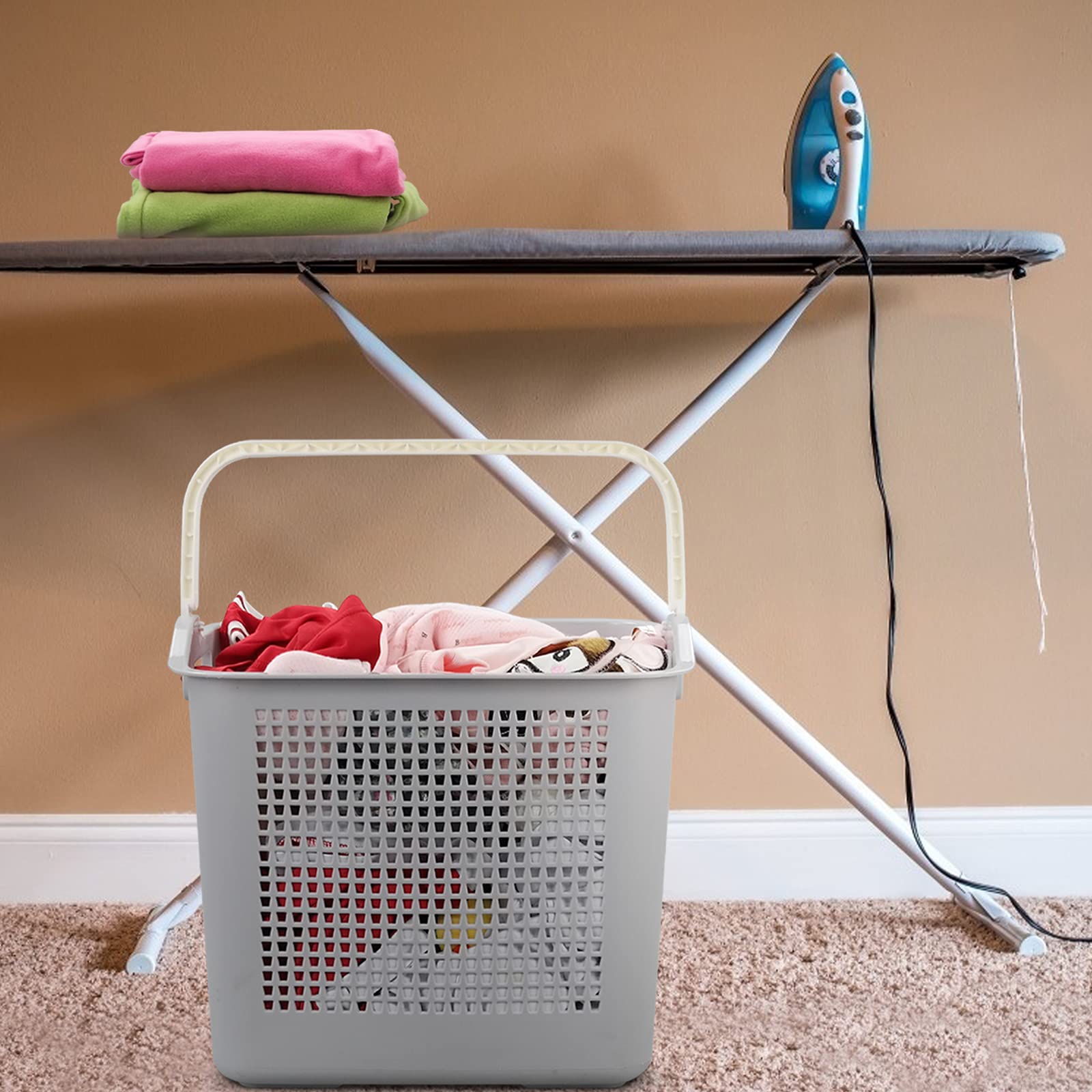 Cesta Plástica Deluxe Color Naranja - El Salvador