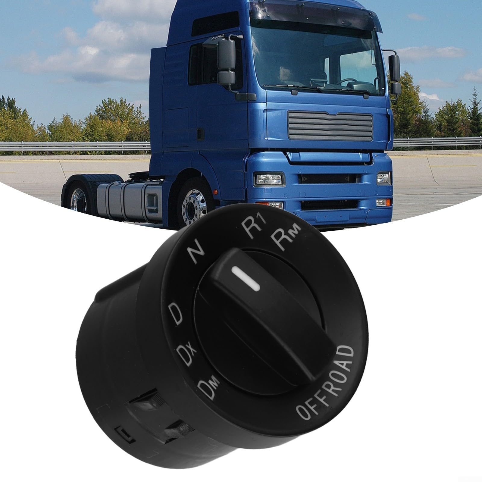 Drehschalter kompatibel mit MAN TGA TGX Truck 81255250245 Ersatz Armaturenbrett Steuerknopf Heavy Duty Innenraum Fahrzeug Schalter