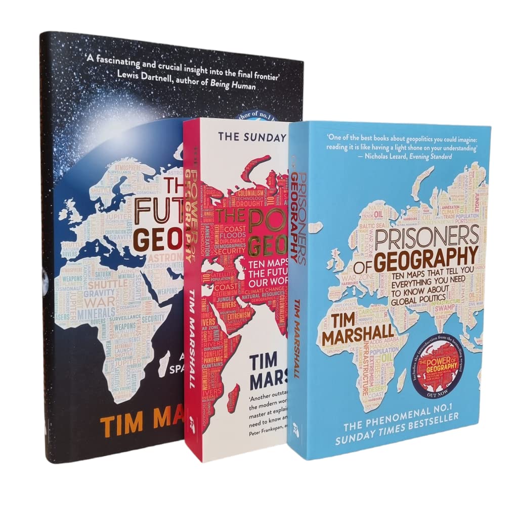 Prisoners of Geography, The Power of Geography, The Future of Geography 3 Book Set Collection