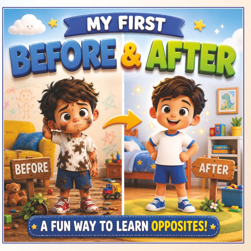 My First Before and After: A Fun and Easy Learning Book for Kids to Understand Changes in Everyday Life