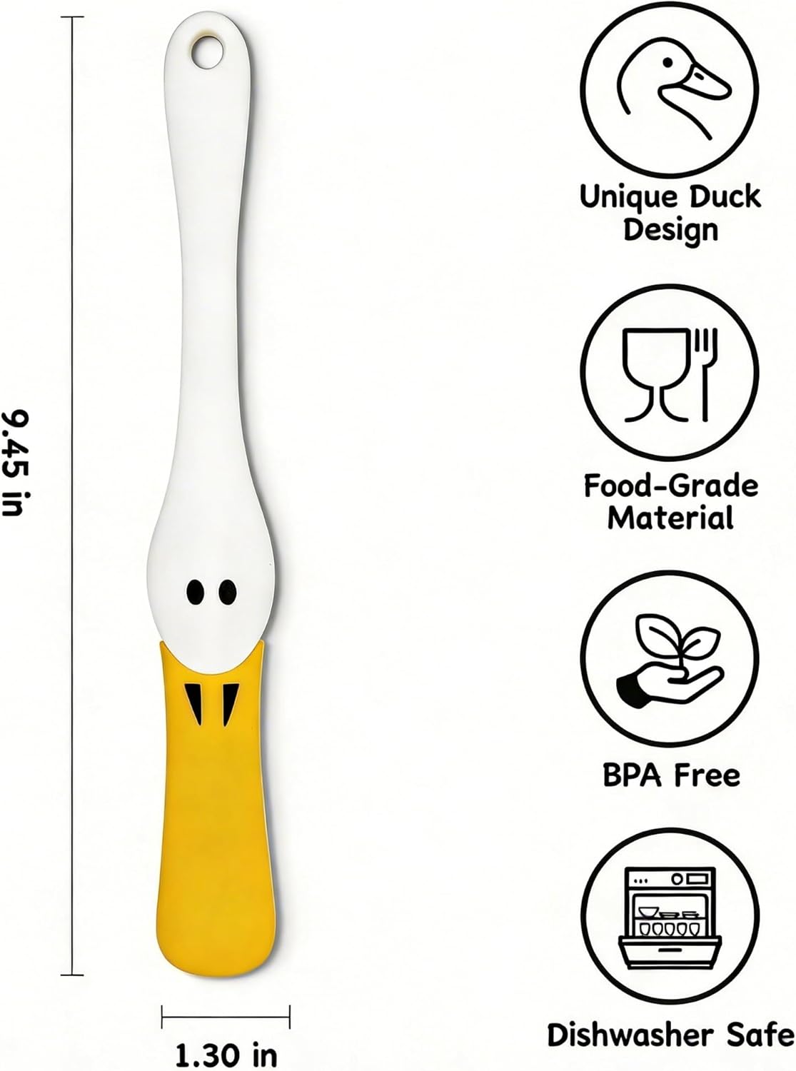 Duck Jar Spatula Unique Kitchen Gadgets Jar Scraper Cookie Baking Gadgets Cute Kitchen Accessories Baking Gifts 1
