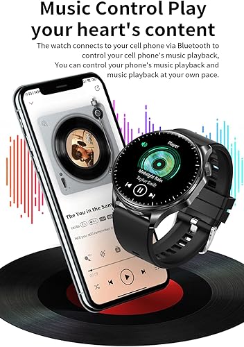 Miniatura 4 de Reloj inteligente 2 en 1 con auriculares, AMOLED de 1.43 pulgadas, pantalla táctil completa colorida y Bluetooth, reloj inteligente para hombres y
