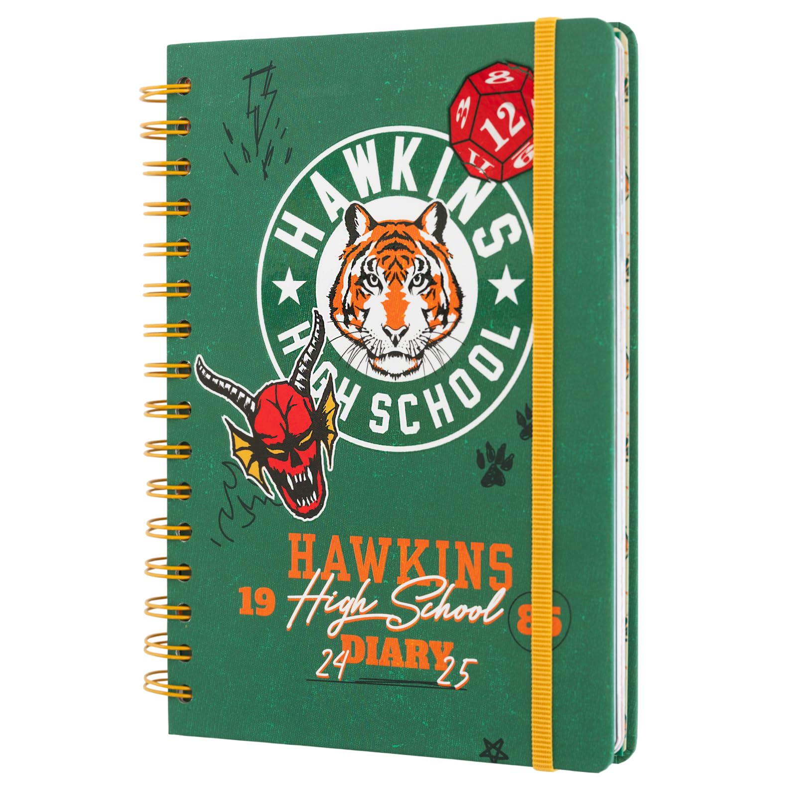 Grupo Erik Agenda escolar 2024 2025 semana vista A5 Stranger Things - Agenda 2024 2025 semana vista A5 ilustraciones, Agenda escolar 2024-2025 niño niña | Vuelta al cole Material escolar y papeleria