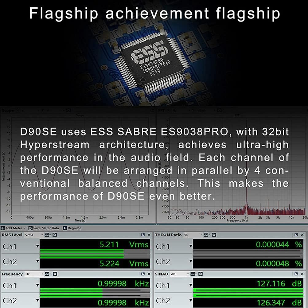 Topping D90SE Bluetooth 5.0 LDAC and Key Specifications