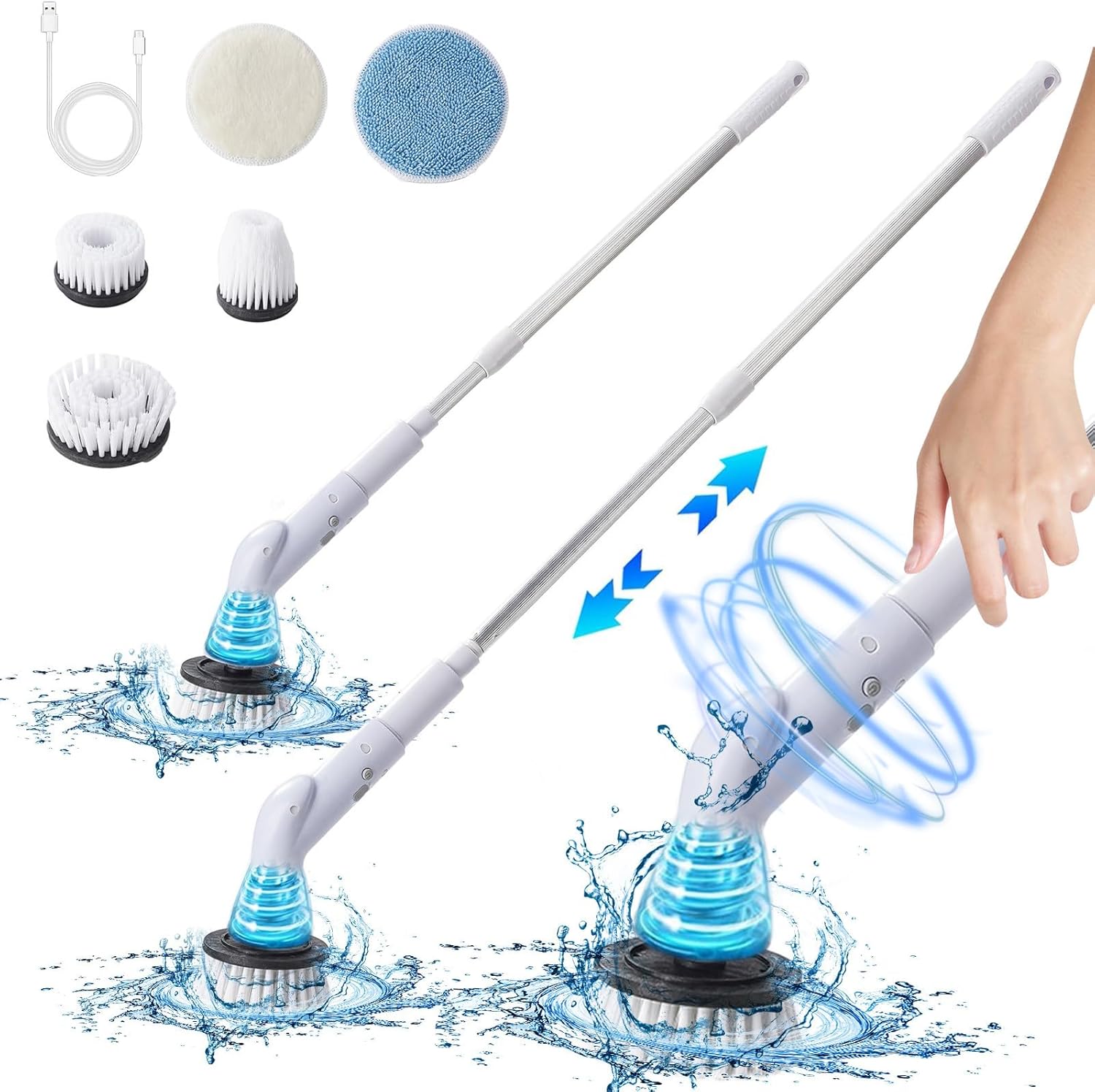 Nsxcdh 2024 Upgrade Electric Spin Scrubbers Shower