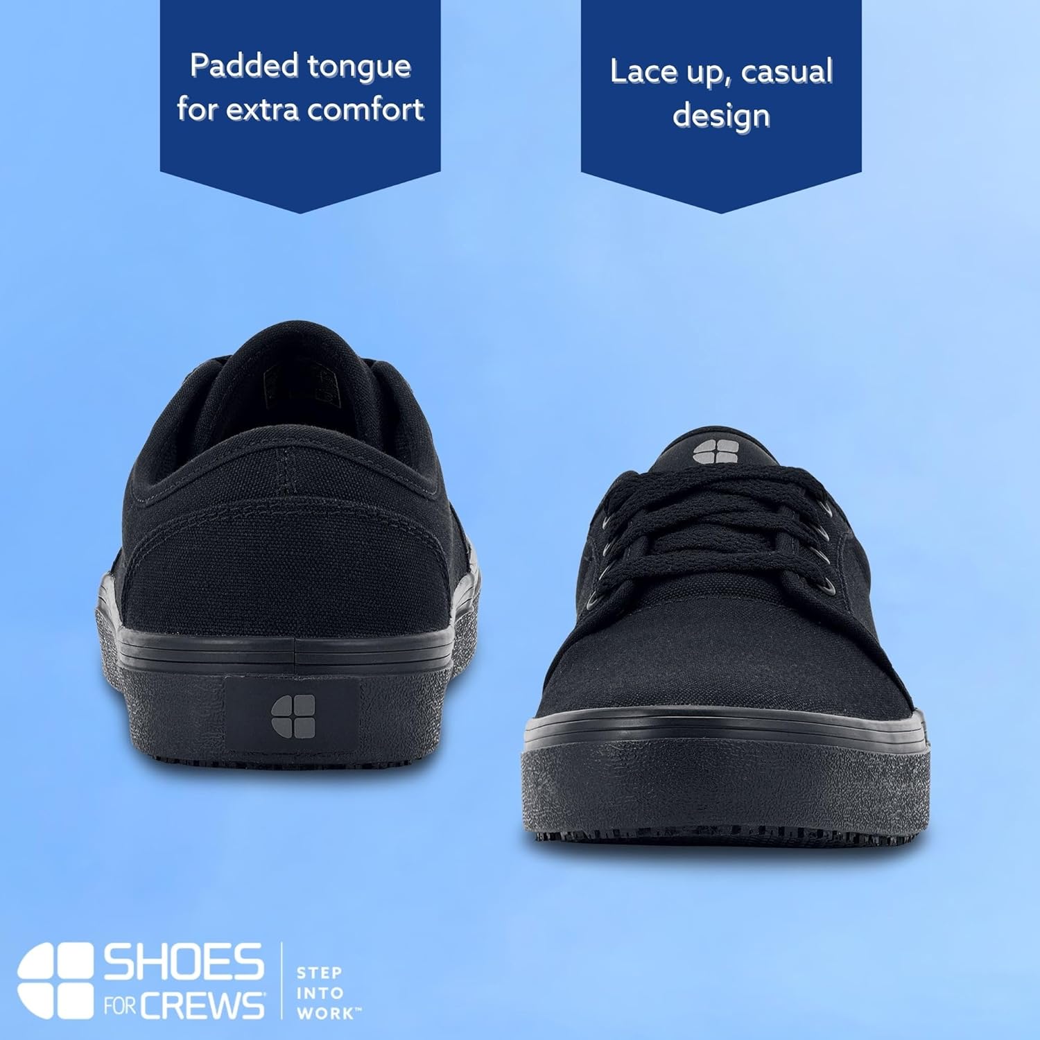 Shoes for Crews Unisex Slip-Resistant Work Sneakers – Comfortable, Non-Slip Work Shoes for Men & Women in Hospitality, Retail, Food Service & More - Merlin - Image 12