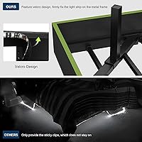 Vista 6 de Feonase Base de cama flotante individual con luces LED y estación de carga, marco de cama de madera tamaño individual con cabecera de Negro