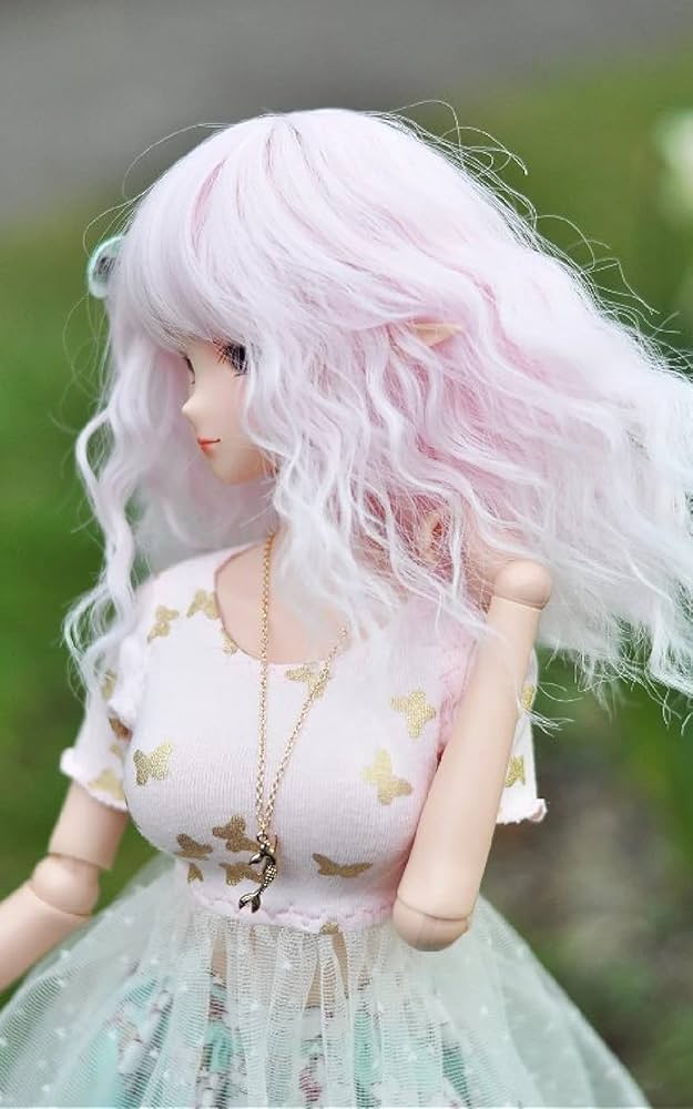 ビスクドール　ウィッグ付き　ドレス一式は付きません着用例 2021年EDENBEBE第5号のウィッグ選び♬ | ビスクドール作家