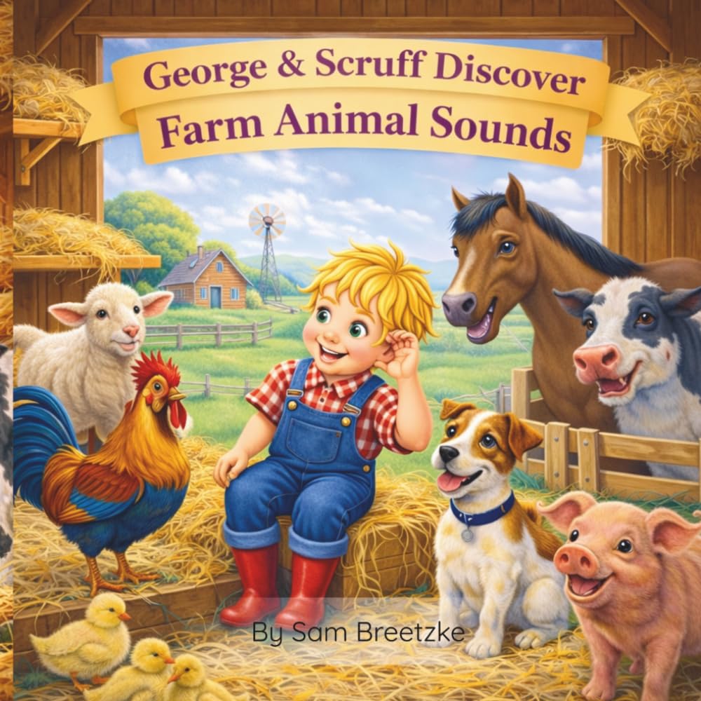 George & Scruff Discover Farm Animal Sounds