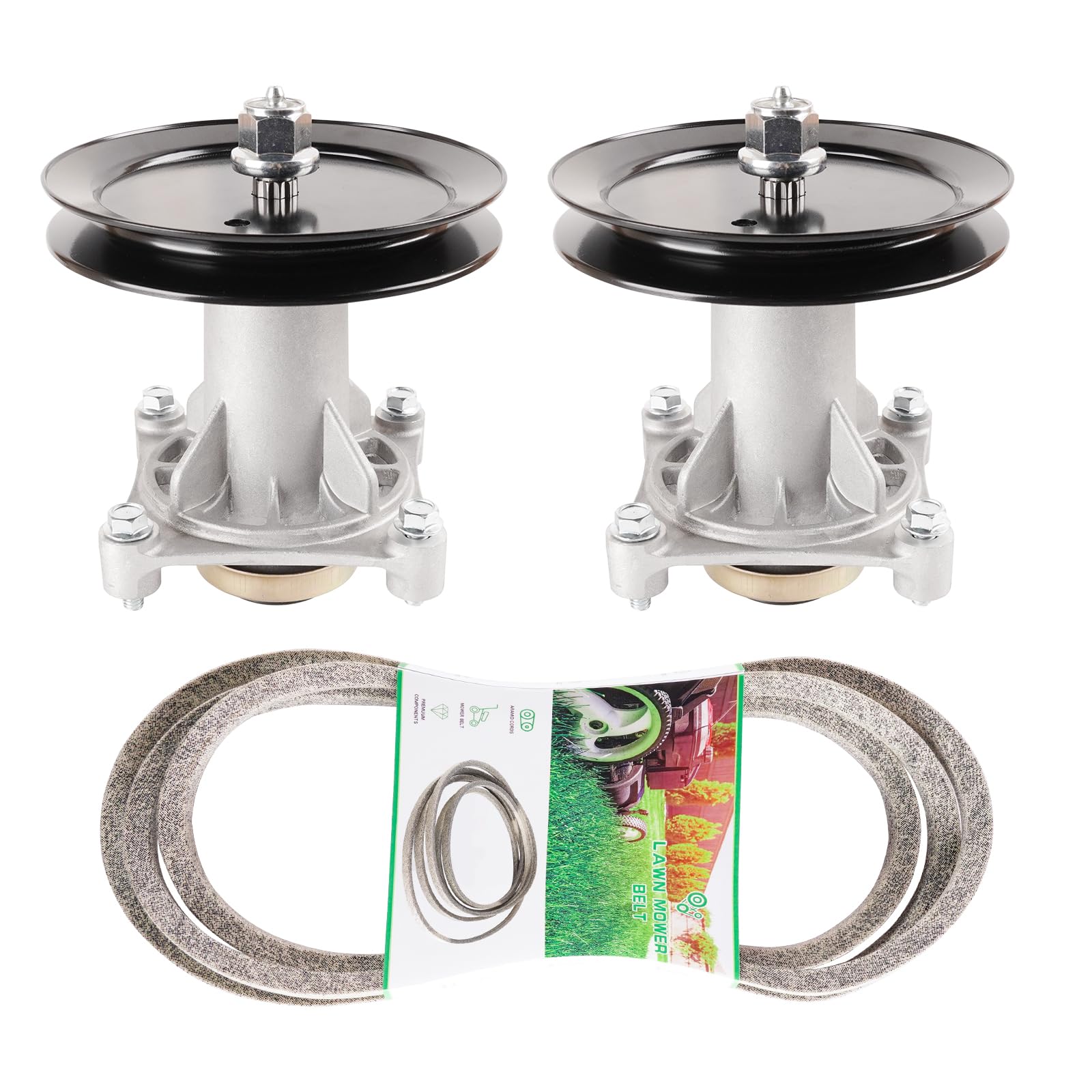 46 Inch Mower Blades EPR Deck Belt Blade Spindle Kit For Husqvarna