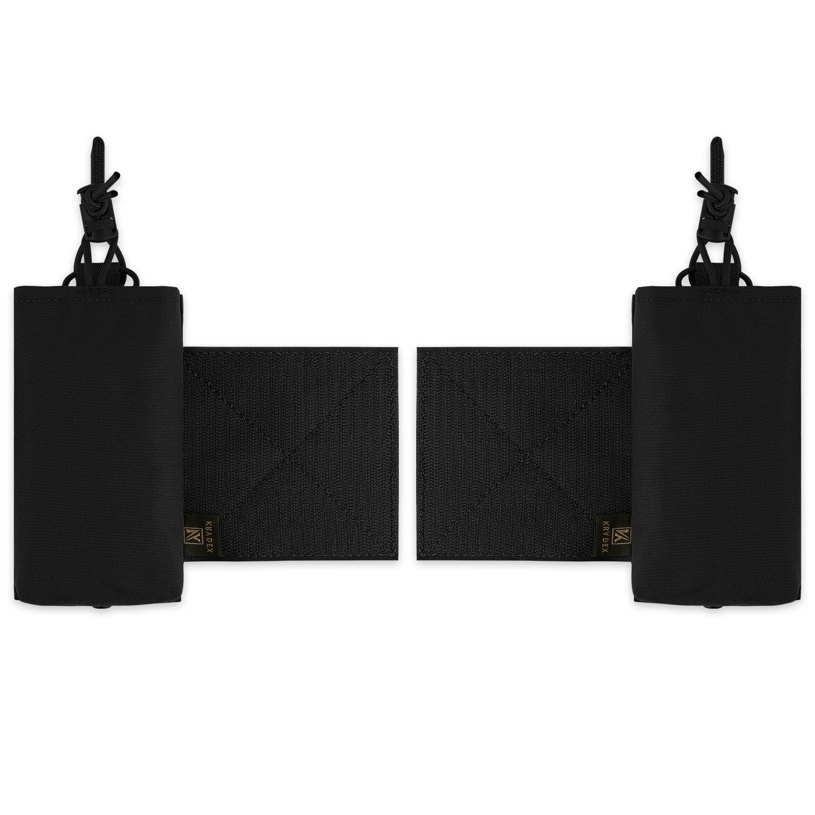 Magazine Holder Radio Pouch with Hook and Loop Cummerbund Side Mag Pouch Holster for Chest Rig Tactical Vest