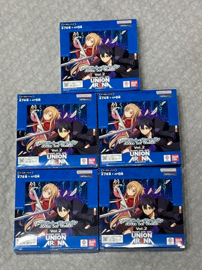 2 ユニオンアリーナ 5box sao2ユニオンアリーナ SAO2 未開封