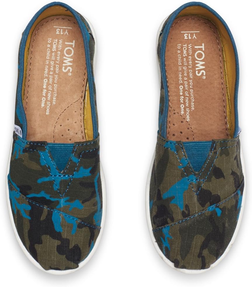 Toms Classics Camo Printed Canvas 10006620 Youth 4.5