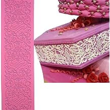 edible wedding lace cake silicone baking lace Mat fondant impression Texture lace decorating mold sugar craft icing candy imprint moulds craft