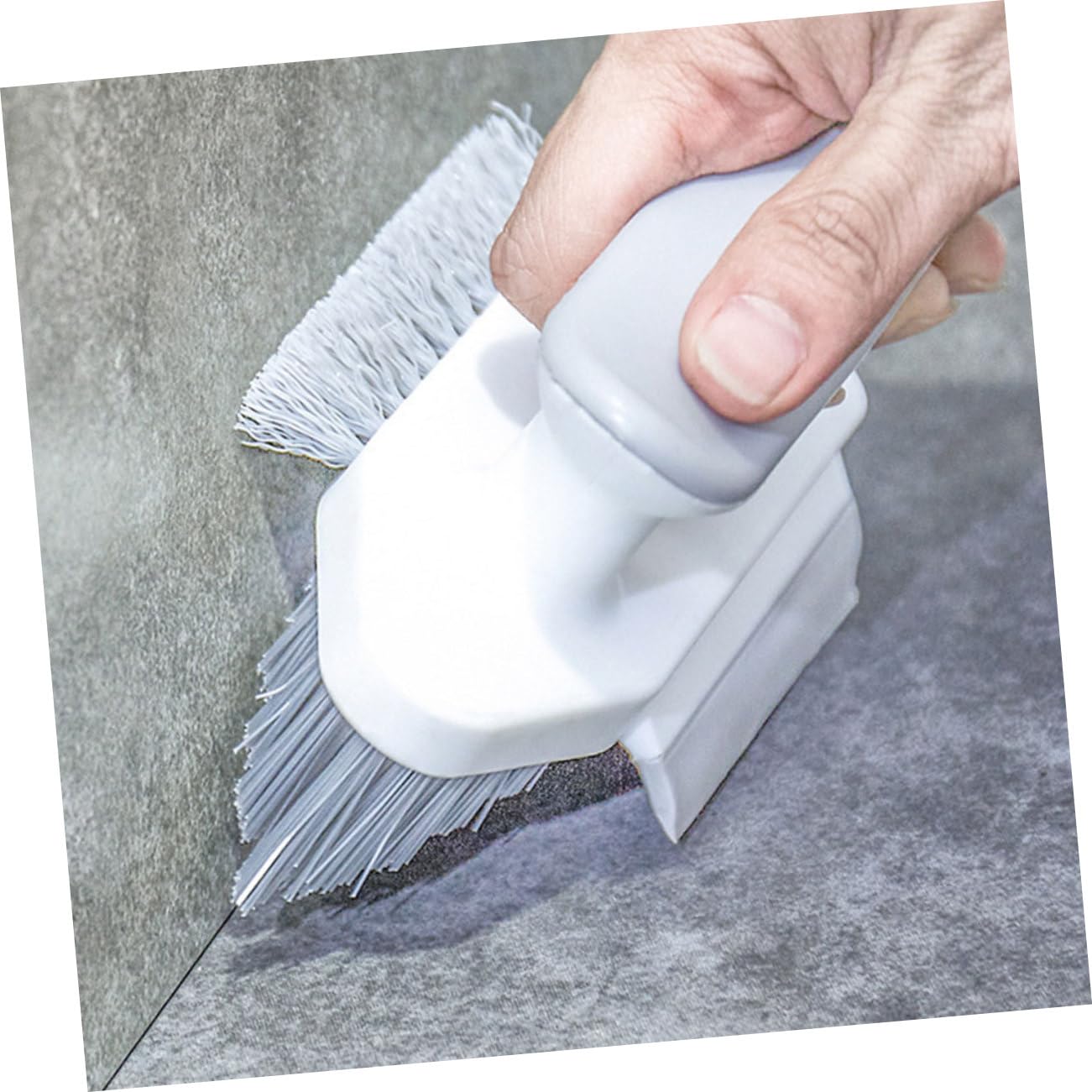 TOPBATHY 10piezas Cepillo De Limpieza Multifuncional para Juntas y Rincones De Cepillos De Limpieza Reutilizables para Baños y Suelos Sin Esquinas Difíciles De