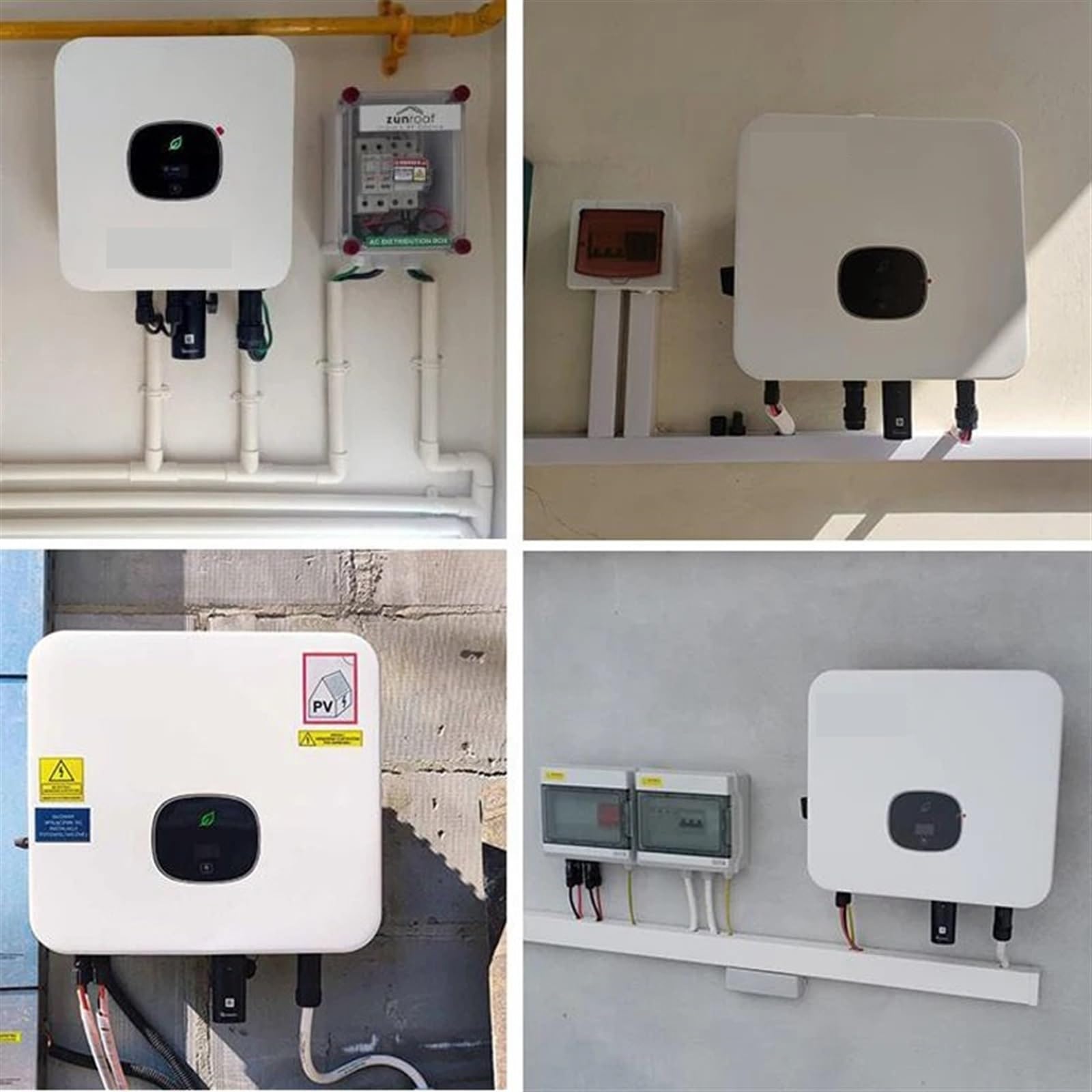 Falownik, Falownik solarny sieciowy, trójfazowy podwójny MPPT sieciowy, z wyświetlaczem LCD, Wi-Fi, 10 kW, 15 kW(10K)