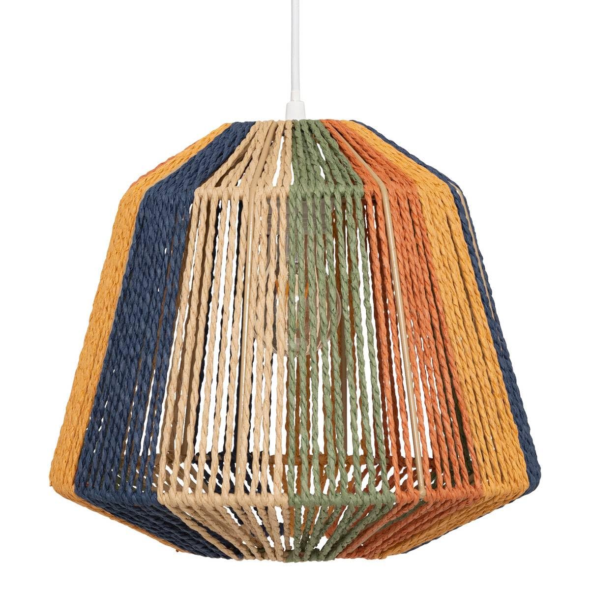 Atmosphera - Lampada a sospensione in corda "jily" d29 cm