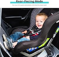 Vista 4 de HEYTRIP Protector de asiento de automóvil, orientado hacia atrás/hacia adelante, para niños de 0 a 12 años, impermeable, fácil de limpiar